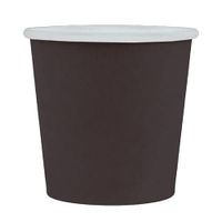 50 stuks - kleine glazen 90 ml 210 + 18 Pe G/M2 Ø 6,15/4,55 x 5,8 cm zwart karton