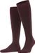 FALKE Shadow longues chaussettes mi-mollet fantaisie coton homme rouge - taille 39-40