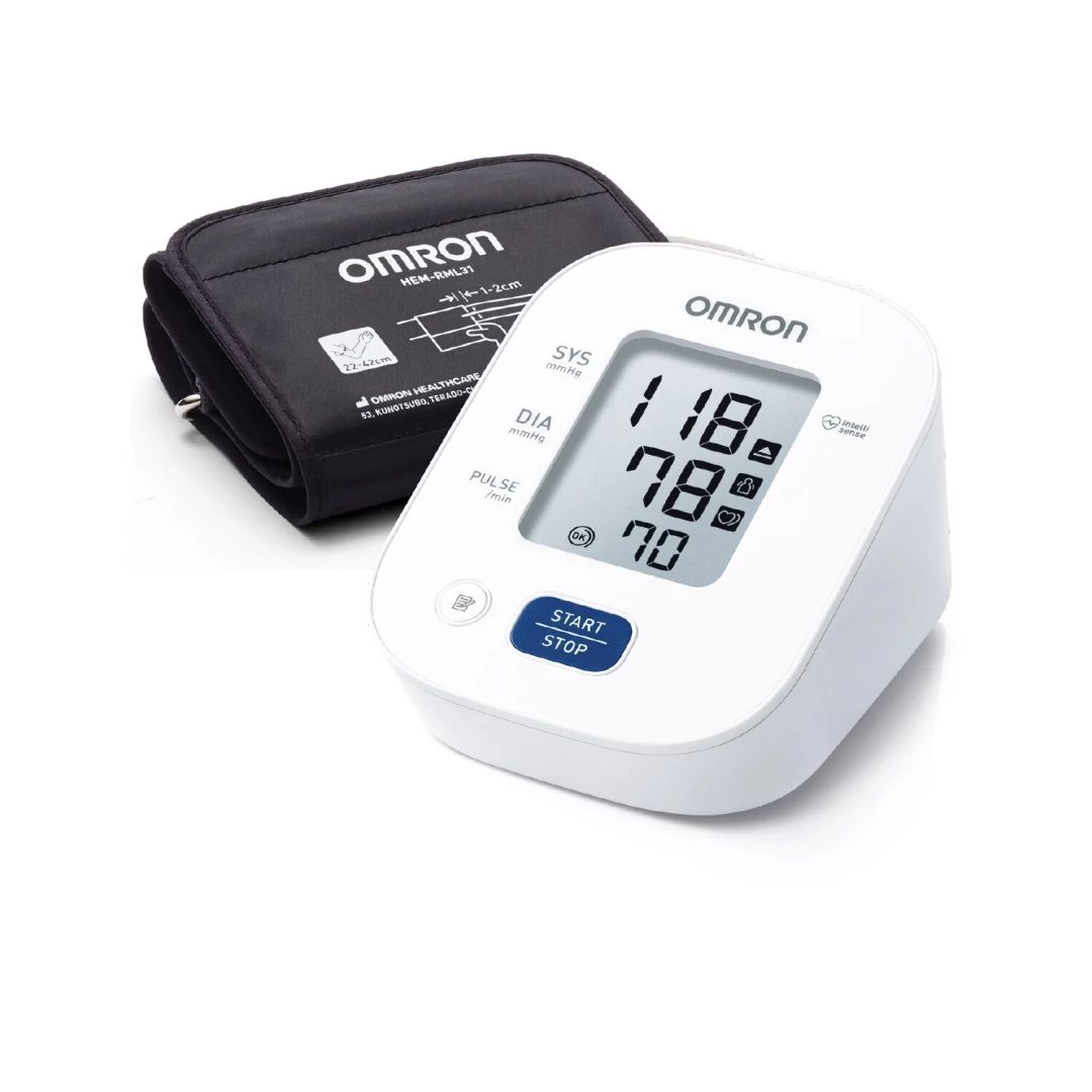 Omron M2+ Bovenarm Automatische Bloeddrukmeter - Wit