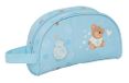 Real Madrid Toilettas voor kinderen van 5 tot 14 jaar, comfortabel en veelzijdig, kwaliteit en duurzaamheid, 26 x 16 x 9 cm, blauw