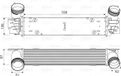 VALEO 818594 Ladeluftkühler LLK pour BMW 3 Touring (E91) Turbo Intercooler