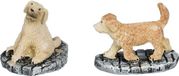 Luville Golden Retriever Pups - Set van 2 - Polyresin - Beige/Bruin