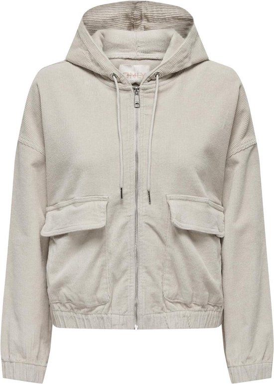 ONLY ONLKENZIE L/S CORD JACKET PNT NOOS Dames Jas - Pumice Stone - M
