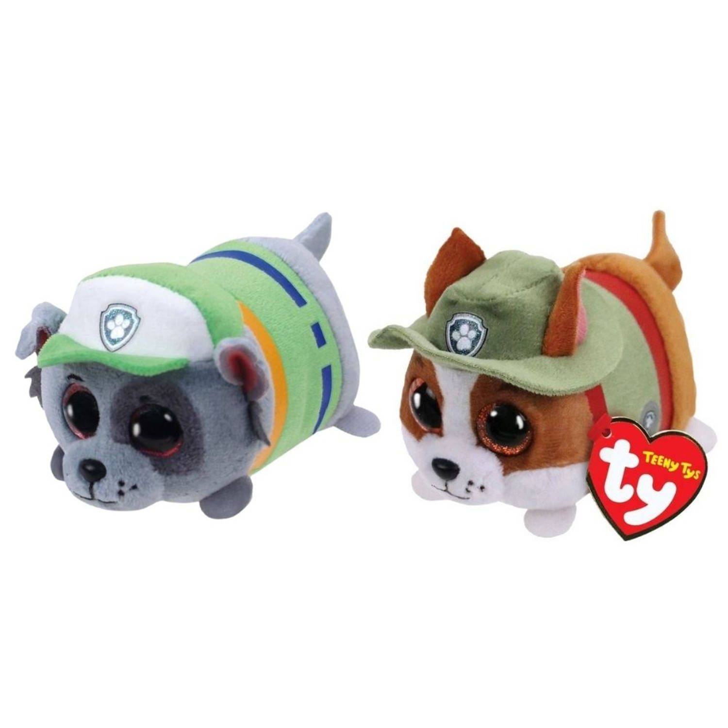 TY - Knuffel - Teeny Paw Patrol - Rocky & Tracker - Meerkleurig