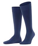 FALKE Ultra Energizing met sterke compressie katoen kniekousen heren blauw - maat 43-44