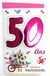 Age Mv 69-2035 verjaardagskaart voor dames, motief kruiwagen bloemen vogels