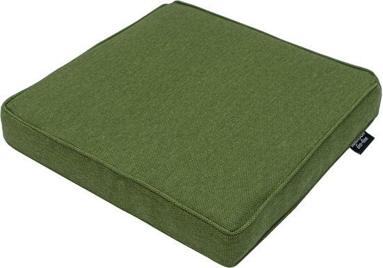 Madison Luxe zitkussen ca.40x40cm Moss green canvas eco+