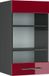 Vicco Fame-Line Armoire de cuisine en verre – 40 cm bordeaux brillant