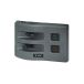 Blue Sea Systems BSS Schakelpaneel Waterproof 12V 2-Voudig Grijs