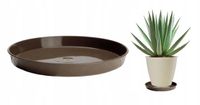 Galicja - Onderzetter voor Bloempot - 28 cm - Bruin - Kunststof