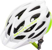Meteor Fietshelm Marven M 55-58 cm wit/neon groen