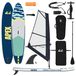 APEX Planche de SUP gonflable avec voile APEX 330 x 76 x 15 cm Bleu
