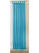 Transparant Voile Transparant effen gordijn, blauw, 245x140