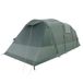KADVA Campingtent AIRcamp 6.33 personen met pomp tunnelconstructie 590 x 205 x 195 cm waterdicht 3000 mm ruimtelijk luifel via ingang groot slaapgedeelte kleur groen
