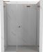 Mexen Lunar-F L portes pliantes pour douche droite 140 cm, transparent, cuivre brossé