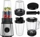KitchenBrothers Blender - 300W - 4 Snelheden - Inox - Argent