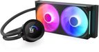 NZXT Kraken Plus 240 - AIO CPU Liquid Cooler - 240mm Radiator - 2 x F120P Fans - Aanpasbaar 1.54" Vierkant LCD-scherm - AMD® AM5, AM4 - Intel® LGA 1851/1700, 1200/115X - Zwart