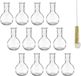 Azomor® Set van 12 vazen decoratief met reinigingsborstel