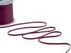 Furlanis - Dubbelzijdig satijnen lint, Italiaanse stof - donker bordeaux, 3 mm x 50 m