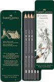 FABER-CASTELL Potloodset Graphite Aquarell, 5-delig