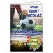 Afie 68-1311 Kaart met envelop Vive Saint Sinterklaas, 6 december, voetbalspelers, aanvallers, verdediging, poort, rond, ventilator, vrienden, om te verzamelen, team, rood en goud dogen