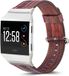 By Qubix Qubix - Compatible Fitbit Ionic TPU Bandje - Bordeaux / Bruin