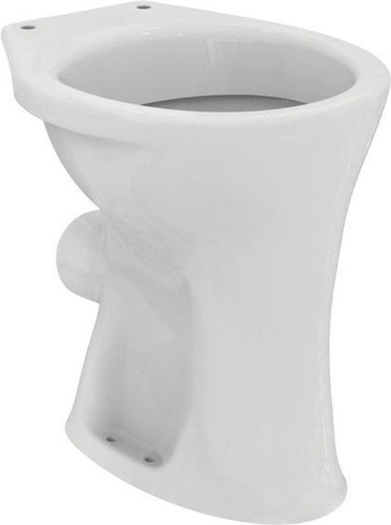 Ideal Standard Eurovit Staand Closet Vlakspoel H/Pk + 6Cm Wit | Plieger | Wit