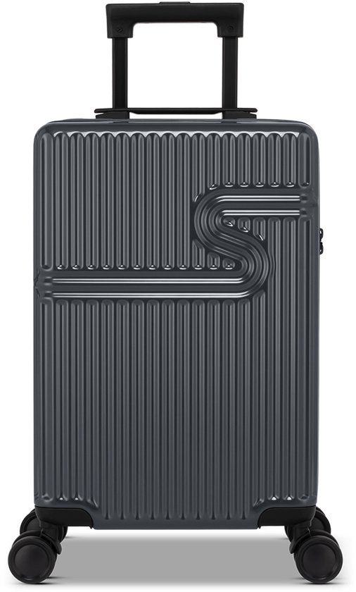 SUITSUIT Signature Charcoal Gray Handbagage Koffer 55cm - Hardcase, TSA Cijferslot, 31L
