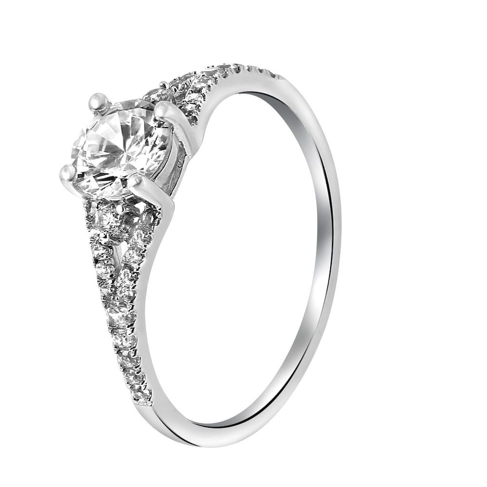 Lucardi Ring Zilver - zilverkleurig Dames Ring