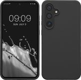 kwmobile telefoonhoesje geschikt voor Samsung Galaxy S24 FE - Hoesje met siliconen coating - Smartphone case in donkergrijs
