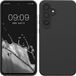 kwmobile telefoonhoesje geschikt voor Samsung Galaxy S24 FE - Hoesje met siliconen coating - Smartphone case in donkergrijs