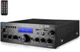 Pyle Audio Versterker - Bluetooth Multi-Kanaals Stereo Versterker - Draadloos - 200W - HDMI - FM Radio - USB, SD, AUX, RCA, Microfoon-ingang - Afstandsbediening