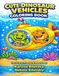Cute Dinosaur Vehicles Coloring Book for Kids Ages 3–8