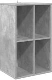 vidaXL Platenkast Betongrijs 44,5 x 36,5 x 74,5 cm Bewerkt hout