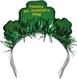 Merkloos Groene diadeem Happy St. Patricks Day