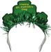 Merkloos Groene diadeem Happy St. Patricks Day