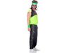 Wilbers&Wilbers 80's Trainingspak neon heer maat XL