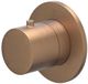 IVY Bond Symmetry Afbouwdeel voor Flow-Through Stopkraan met Rond Rozet - Geborsteld Mat Koper PVD