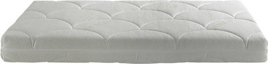 ZZZOO Kangoeroe Babymatras - 70 x 140 cm - Wit
