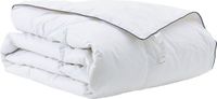 vidaXL Winterdekbed 140 x 220 cm, winter, gevuld met dons, wit, ademend