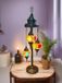 Halay Tafellamp - Bijzettafel - Sfeerlamp - Multicolor Mozaïekglas - Handgemaakt - Energiezuinig