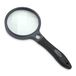 Carson SureGrip Rubberen Soft Grip Hand-Held Vergrootglas met 2x Glazen Lens en 10x Spot Lens (SG-10)