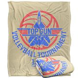 Top Gun Deken, 152 x 127 cm Volleybal Toernooi Silky Touch Super Zachte Sprei Deken