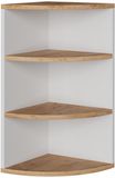 Vicco Ecki Hoekplank – 30 x 60 cm Eik wit/goud