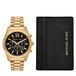Michael Kors MK9245SET - Heren - 44 mm - Goud / Zwart - Staal