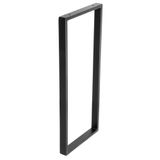 WAGNER Design Frame voor meubelpoten, tafelpoten, 710 x 300 mm, gepoedercoat staal, zwart, industriële look