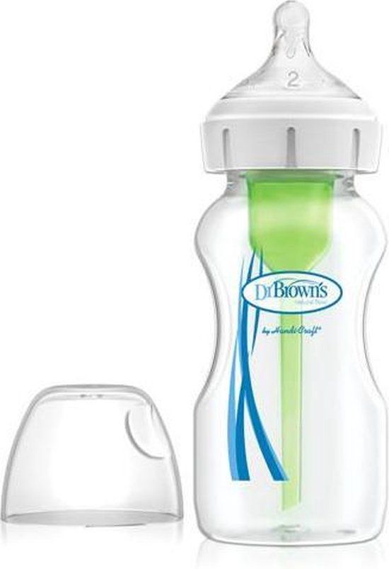 Dr. Brown's Wide Mouth Teat Bottle 2 Level Options 270ml - 100 ml