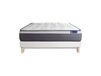 Actisom Ensemble 140x200 matelas mémoire de forme sommier kit blanc