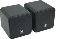 E-Audio Careline Zwarte 4 inch full range mini opbouw luidsprekerset 80 watt