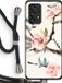 Case Company® - Samsung Galaxy A53 5G Hoesje met Koord - Japanse bloemen - TPU Back Cover